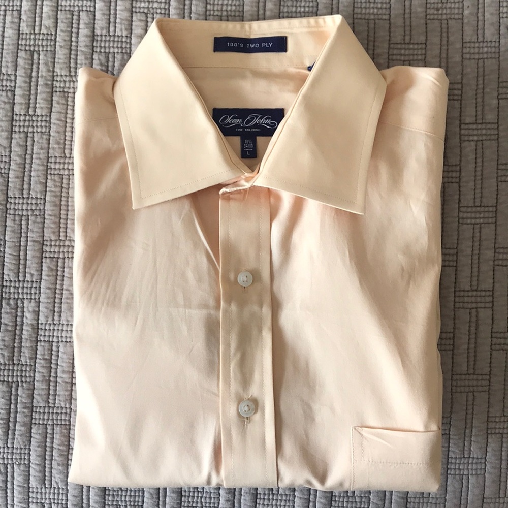 Sean Jean Button Down Long Sleeve Shirt 16 1/2 L